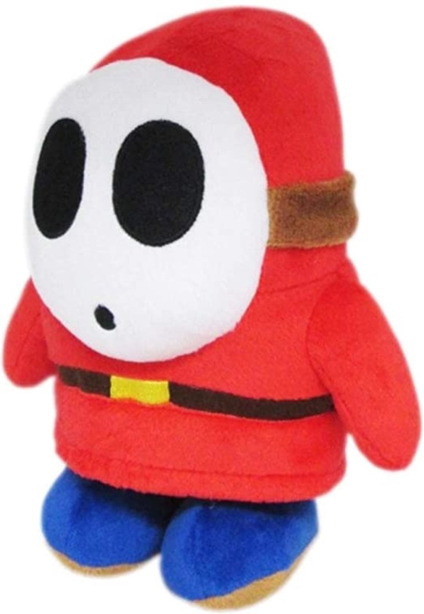 Shy Guy Super Mario Bros Pluche Knuffel 30 cm | Bowser Toad Luigi Peach Yoshi Donkey Kong Plush Toy | Speelgoed knuffeldier knuffelpop voor kinderen jongens meisjes | Mario Odyssey, Mario Party, Nintendo